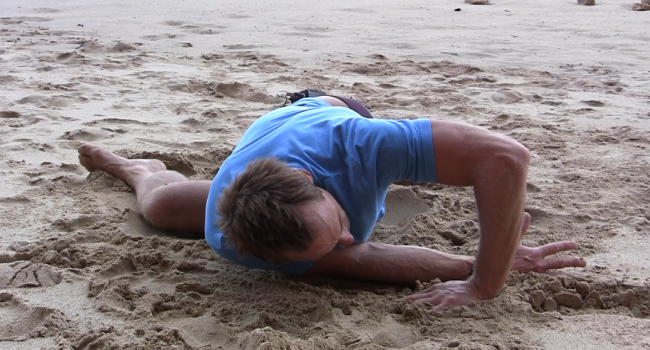 Rotational Stretch for Surf Related Back Pain